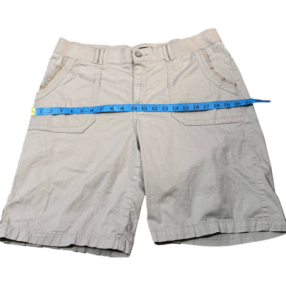 Lee Platinum Label EST 1889 Tan Shorts Women Size 16 Medium - Picture 8 of 13